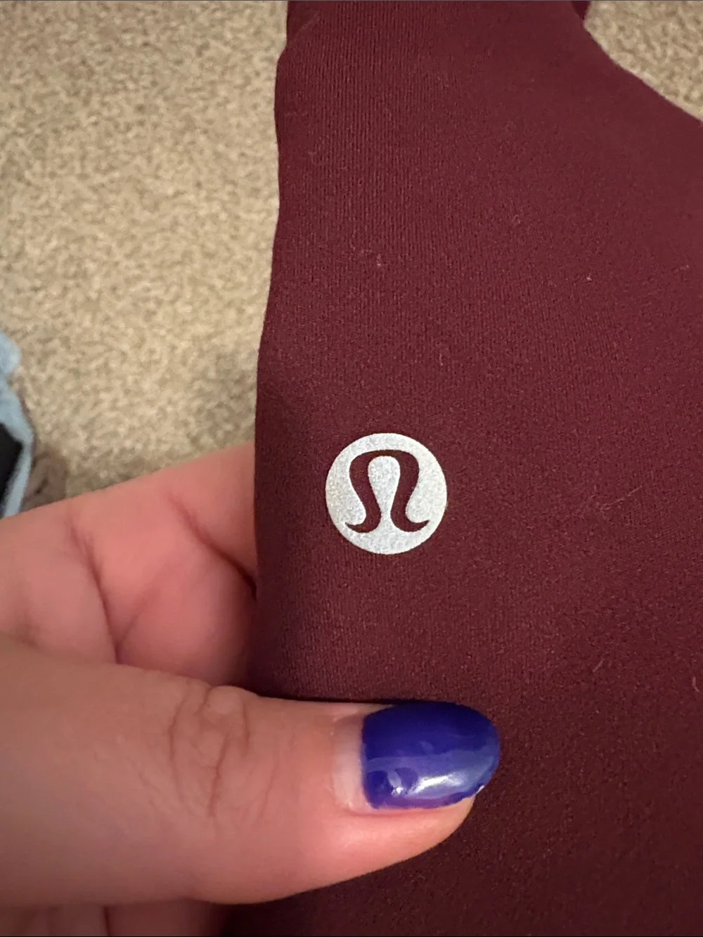 lululemon athletica Maroon High-Rise flare Leggings